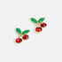 Cherry Pair Stud Earrings