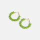 Whispers Colorburst Bead Hoop - Green