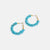 Whispers Colorburst Bead Hoop - Light Blue