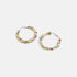 Confetti Shimmer Hoop Earrings