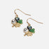Abalone Clover Dangle Earrings