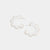 Whispers Floral Hoop - White