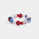 Whispers USA Fireworks Stretch Bracelet - Red/White/Blue