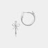 Delicate Bow Hoop Earrings