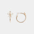 Delicate Bow Hoop Earrings