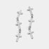 Triple Cross Dangle Earrings