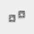 Square Weave Stud Earrings