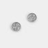 Glitter Plate Stud Earrings