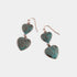 Sedona Desert Heart Dangle Earrings- Bronze