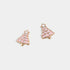 Pink Tree Stud