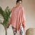 Lightweight Poncho - Light Coral