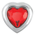 Shaped Heart - Red - Final Sale