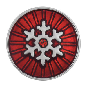 Red Radius Snowflake - Red