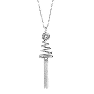 O Christmas Tree Necklace - Silver