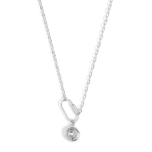 Lock Necklace - Silver