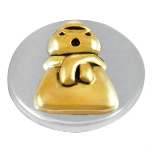 Gold Snowman - Final Sale - Gold