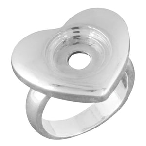 Heart Ring - Final Sale - Silver