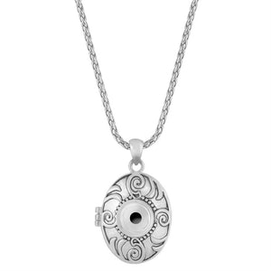Locket Necklace - Silver