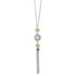 Tassel + Mixed Facet Necklace - Final Sale