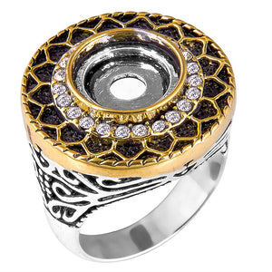 Silver & Gold Ring - Final Sale - Silver