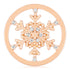 Rose Gold Snowflake - Final Sale