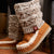 Swiss Knit Boot Topper - Taupe - Final Sale