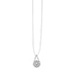 Bling Infinity Necklace - Rhodium