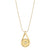 Gold Infinity Pendant Necklace - Gold