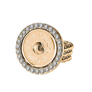 Gold Stretch Bling Ring - Final Sale - Gold