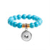 Turquoise Lumineer Stretch Bracelet - Final Sale