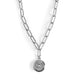 Dylan Link Necklace - Silver