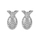 Silver Pineapple Earrings - Silver