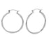Silver Wavy Hoop Earrings
