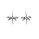 Antique Silver Dragonfly Dangle Earrings - Antique Silver