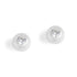 Silver Pearl with Stone Stud Earrings - Final Sale