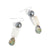 Pearl with Abalone Dangle Earrings - Pearl/Abalone