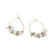 Gold Pearl Teardrop Earrings - Gold