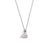 Triangle AB Necklace - Silver