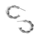 Rope Detail w/ Twist Earrings - Silver