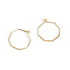 Small Octagon Earrings - Gold