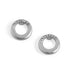 Matte Stud Earrings - Silver - Final Sale