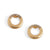 Matte Stud Earrings - Gold
