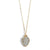 Silver Light Bulb Necklace - Gold - Silver