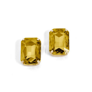 Octagon Jewel Earring - Golden