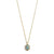 Abalone Hexagon Necklace - Gold