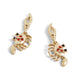 Crabby Claw Earrings - Gold
