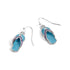 Turquoise/Purple Flip Flop Earrings