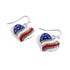 Patriotic Heart Earrings