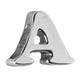 Letter A Charm - Silver