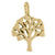 Family Tree Charm - Gold